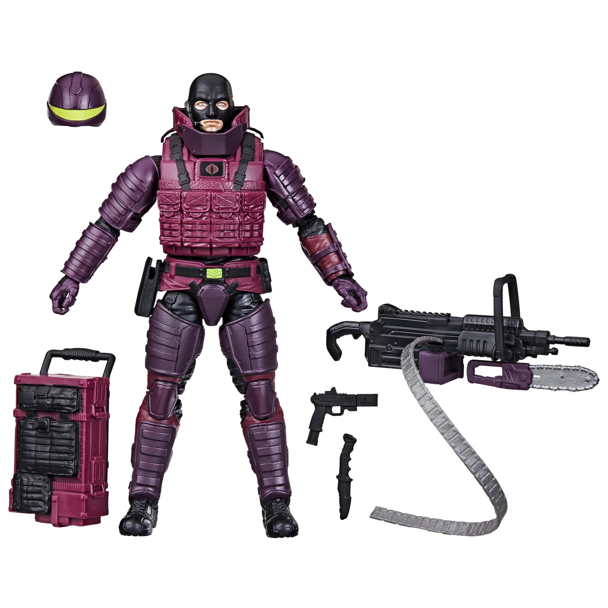 Joe Classified Series Collectible Action Figure with 9 Accessories G.I. #147 S.A.W.-Viper (Semi-Automatic Weapon) 6-Inch фиолетовый
Joe Classified Series Collectible Action Figure with 9 Accessories G.I. #147 S.A.W.-Viper (Semi-Automatic Weapon) 6-Inch фиолетовый