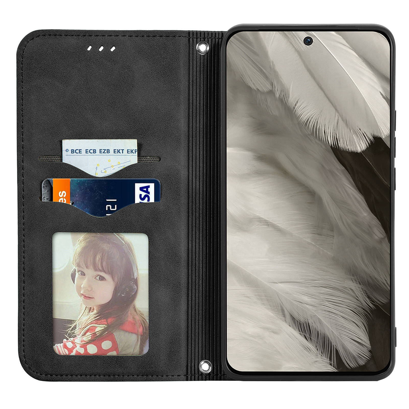 For Google Pixel 8a Book Style Flip Case PU Leather Skin-touch Phone Cover Black
For Google Pixel 8a Book Style Flip Case PU Leather Skin-touch Phone Cover Black