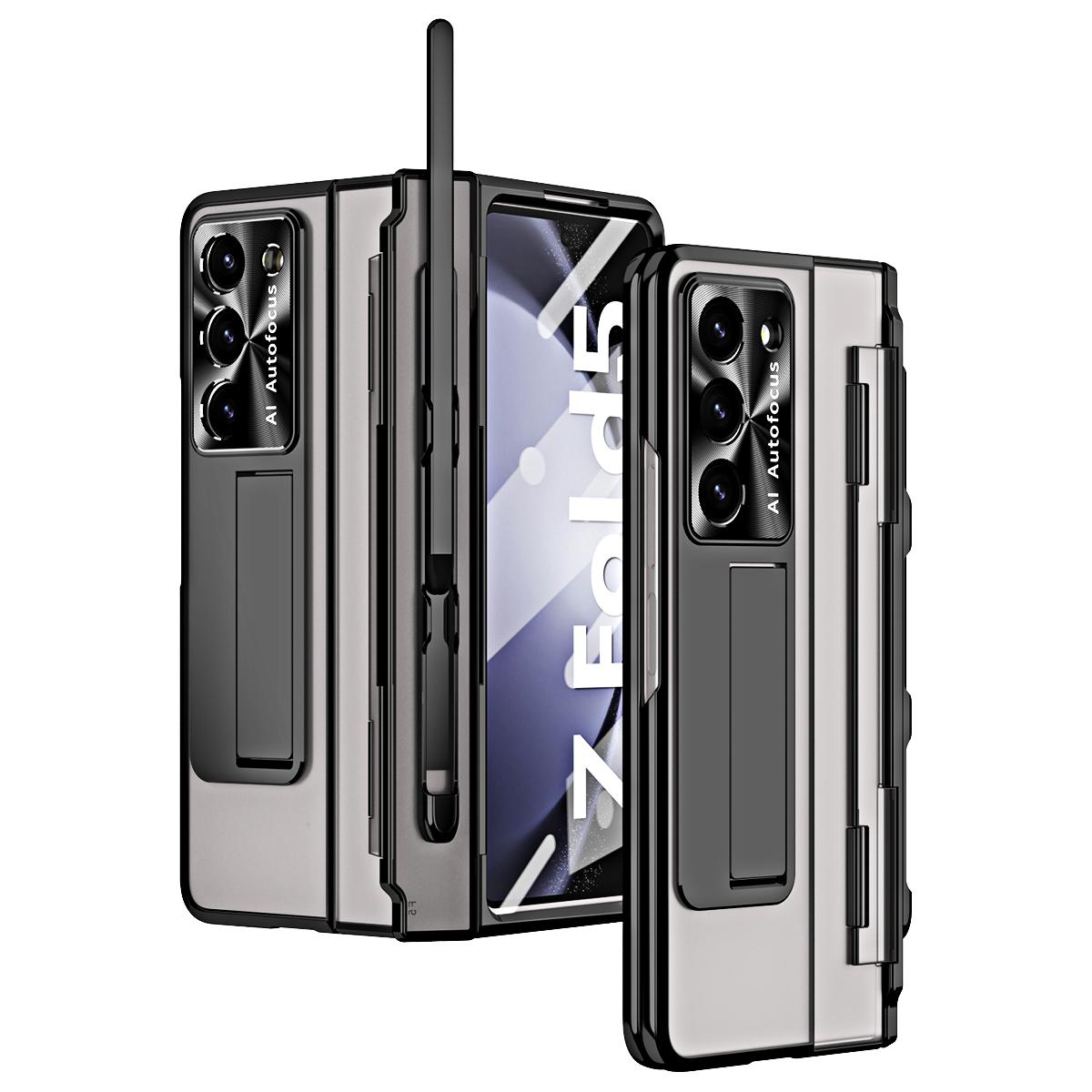 С держателем для ручки для Samsung Galaxy Z Fold 6 5 4 3 Чехол-шарнир с магнитным покрытием Бронированная подставка Прозрачный полный защитный чехол For Galaxy Z Fold 5 чёрный
С держателем для ручки для Samsung Galaxy Z Fold 6 5 4 3 Чехол-шарнир с магнитным покрытием Бронированная подставка Прозрачный полный защитный чехол For Galaxy Z Fold 5 чёрный