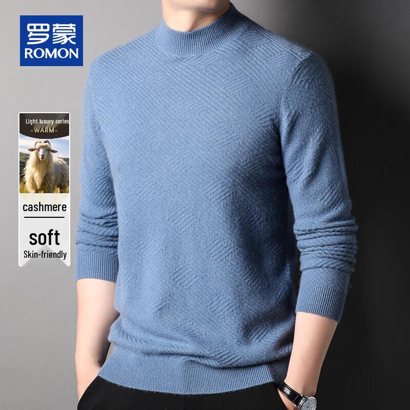 ROMON Men s Cashmere Blend Half-Turtleneck Sweater 2XL
ROMON Men s Cashmere Blend Half-Turtleneck Sweater 2XL