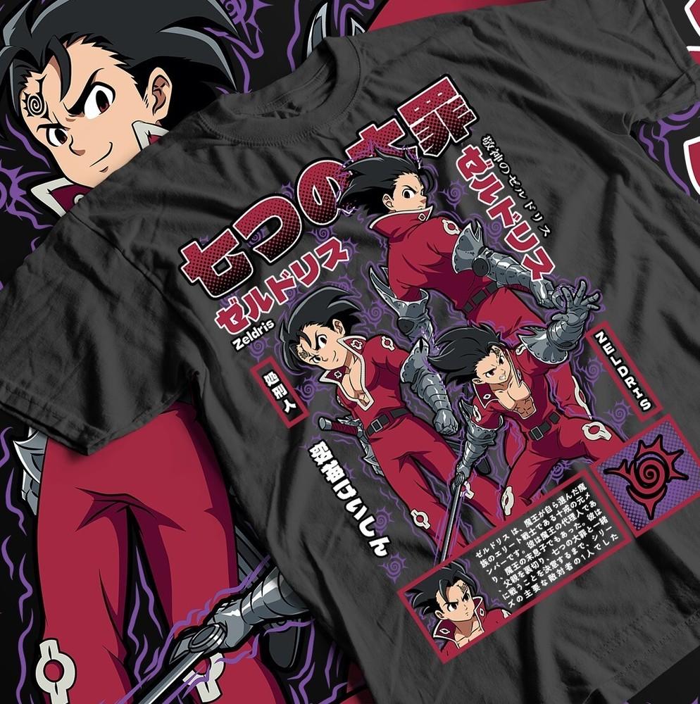Zeldris Movie The Seven Deadly Sins Anime Tee, Unisex Cotton Shirt for Fans, L
Zeldris Movie The Seven Deadly Sins Anime Tee, Unisex Cotton Shirt for Fans, L