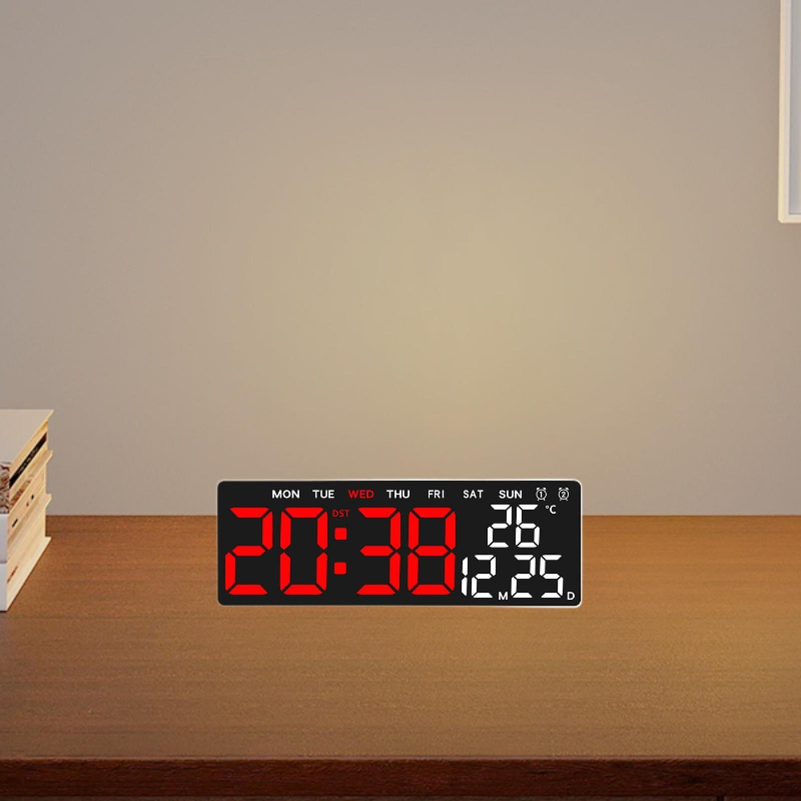 Цифровой будильник с электрическим настольным 3-уровневым регулятором яркости, многоцелевой светодиодный светильник для домашнего декора
Цифровой будильник с электрическим настольным 3-уровневым регулятором яркости, многоцелевой светодиодный светильник для домашнего декора