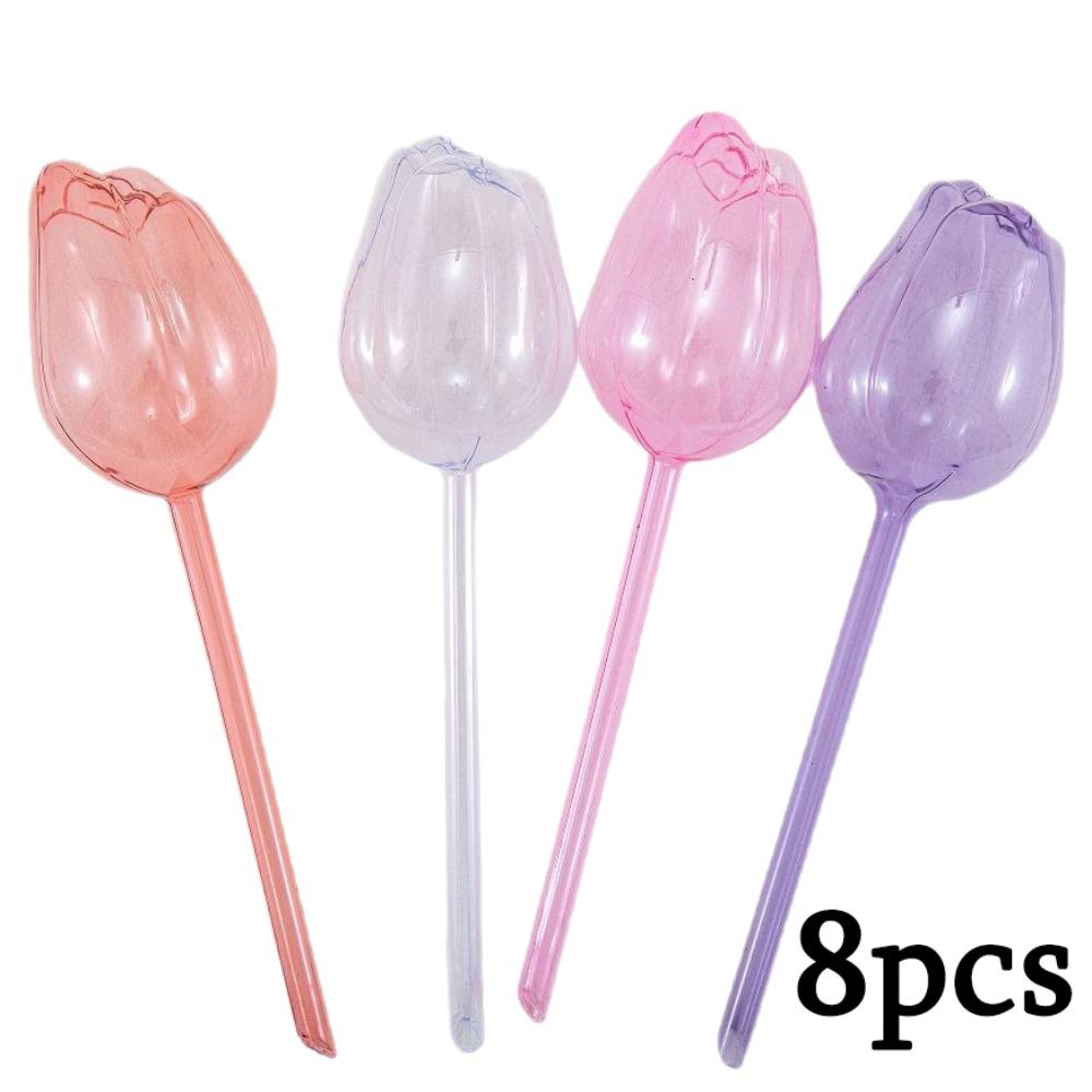 8pcs Self Watering Plastic Globes Tulips Bulbs Automatic Plant Watering Devices Plastic Plant Self Waterer Insert Spikes for Indoor Outdoor Decoration 8pcs
8pcs Self Watering Plastic Globes Tulips Bulbs Automatic Plant Watering Devices Plastic Plant Self Waterer Insert Spikes for Indoor Outdoor Decoration 8pcs
