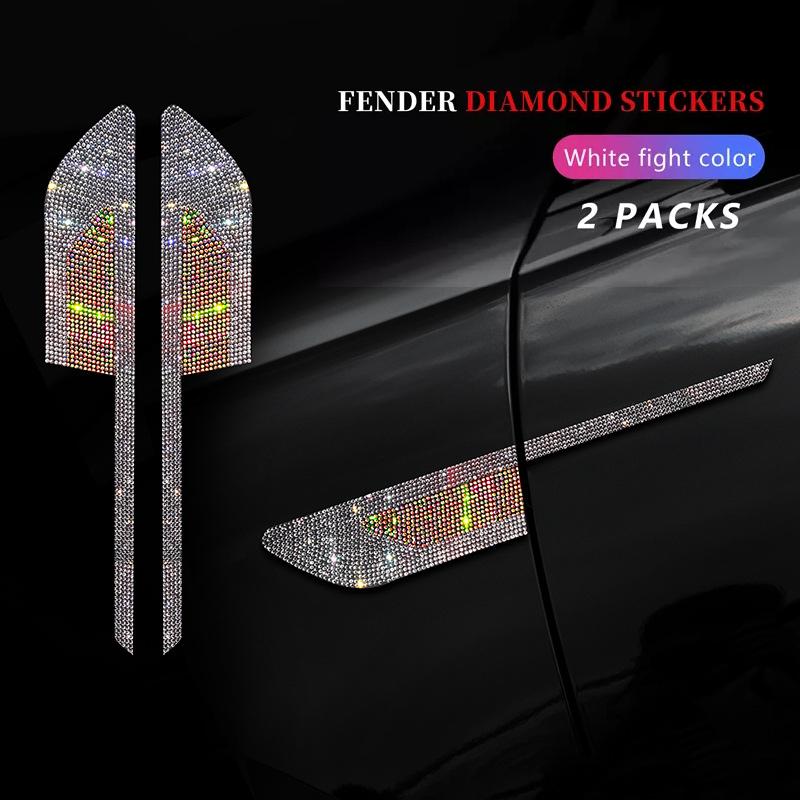2шт. Алмазные наклейки на боковые крылья автомобиля, декоративные наклейки для предотвращения столкновений, автомобильные предупреждающие стильные украшения, автомобильные аксессуары для женщин
2шт. Алмазные наклейки на боковые крылья автомобиля, декоративные наклейки для предотвращения столкновений, автомобильные предупреждающие стильные украшения, автомобильные аксессуары для женщин