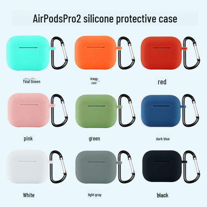 Silicone Protective Case for Apple AirPods Pro 2 - Solid Color Earphone Shell, 5th Generation. AirPods Pro 2
Silicone Protective Case for Apple AirPods Pro 2 - Solid Color Earphone Shell, 5th Generation. AirPods Pro 2