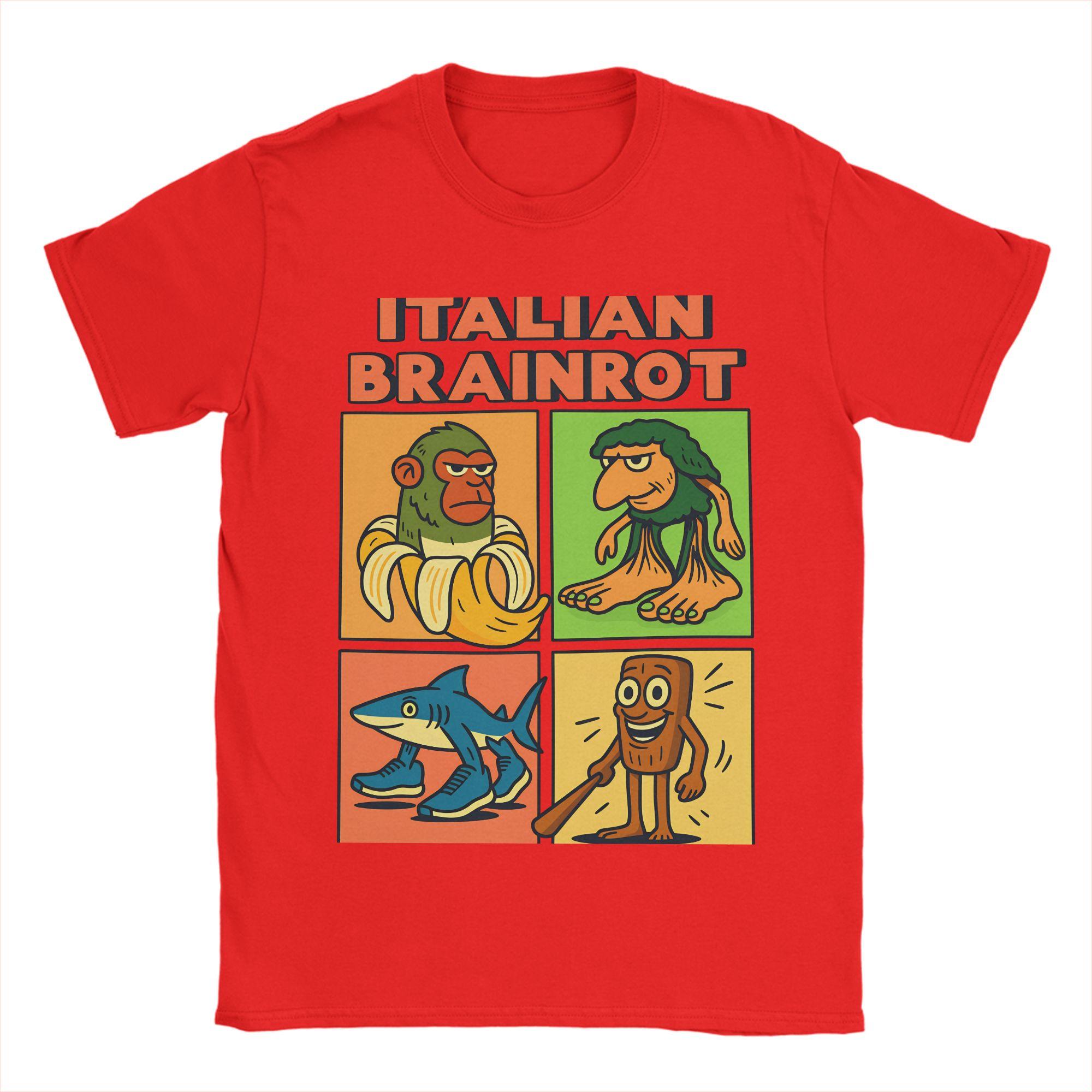 Italian Brainrot Meme Chimpanzini Bananini Men T Shirts Vintage Tee Shirt Short Sleeve Crewneck TShirts Cotton 6XL Clothing S
Italian Brainrot Meme Chimpanzini Bananini Men T Shirts Vintage Tee Shirt Short Sleeve Crewneck TShirts Cotton 6XL Clothing S