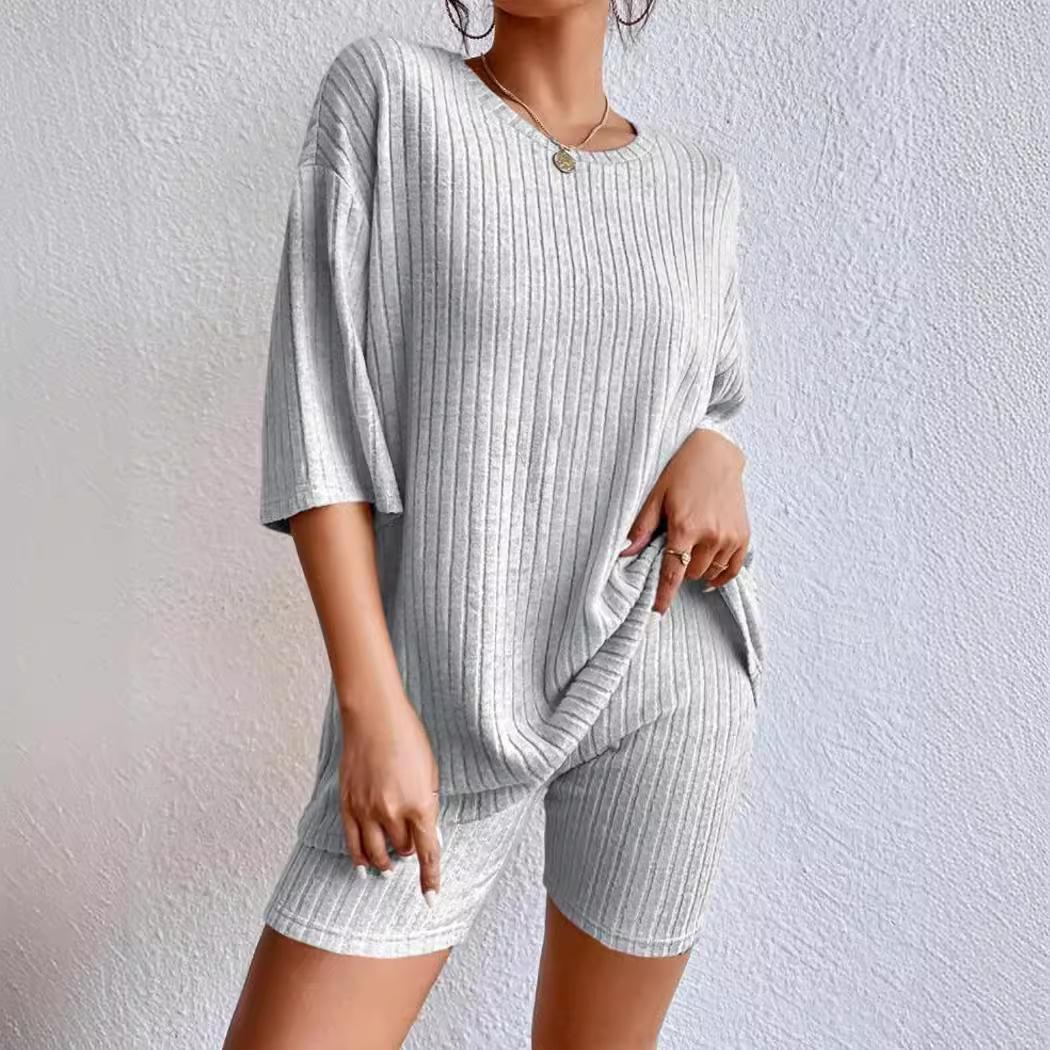 New Fashion Casual Solid Color Spring Round Neck Loose Women s Shorts Set XL море синього кольору
New Fashion Casual Solid Color Spring Round Neck Loose Women s Shorts Set XL море синього кольору
