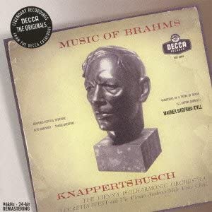 CD KNAPPERTSBUSCH (HANS), VIENNA PHILH - Brahms: Academic Festival Overture, UCCD4422 Japan ObiClassical Used
CD KNAPPERTSBUSCH (HANS), VIENNA PHILH - Brahms: Academic Festival Overture, UCCD4422 Japan ObiClassical Used