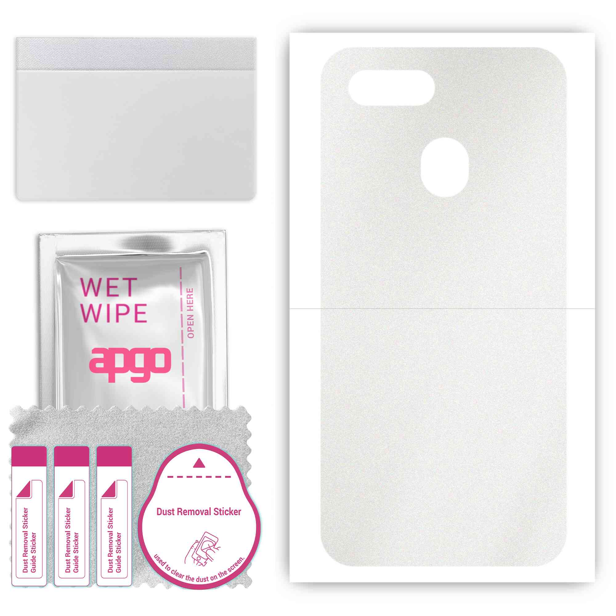 apgo Protective Skin Sticker for the back compatible with Oppo A7x, Wrap Film, Foil, Vinyl - Pattern Matte Transparent
apgo Protective Skin Sticker for the back compatible with Oppo A7x, Wrap Film, Foil, Vinyl - Pattern Matte Transparent