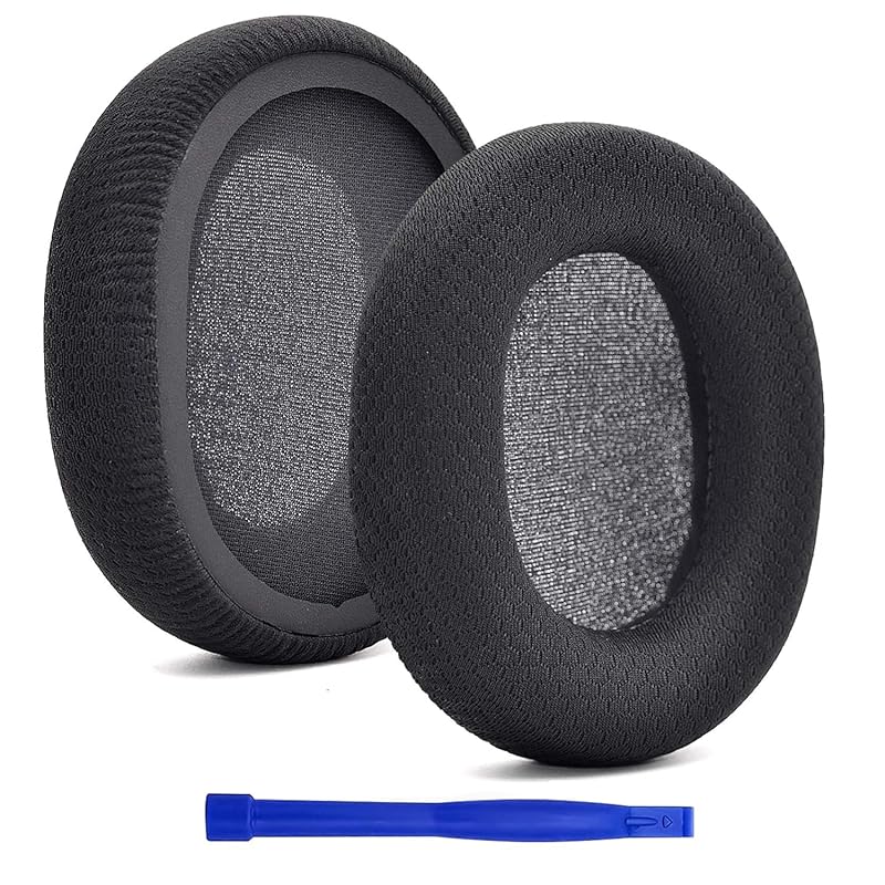 GONSIFACHA High density foam ear pads are compatible with SteelSeries Arctis Pro, 9, 7, 5, 1 (black)
GONSIFACHA High density foam ear pads are compatible with SteelSeries Arctis Pro, 9, 7, 5, 1 (black)