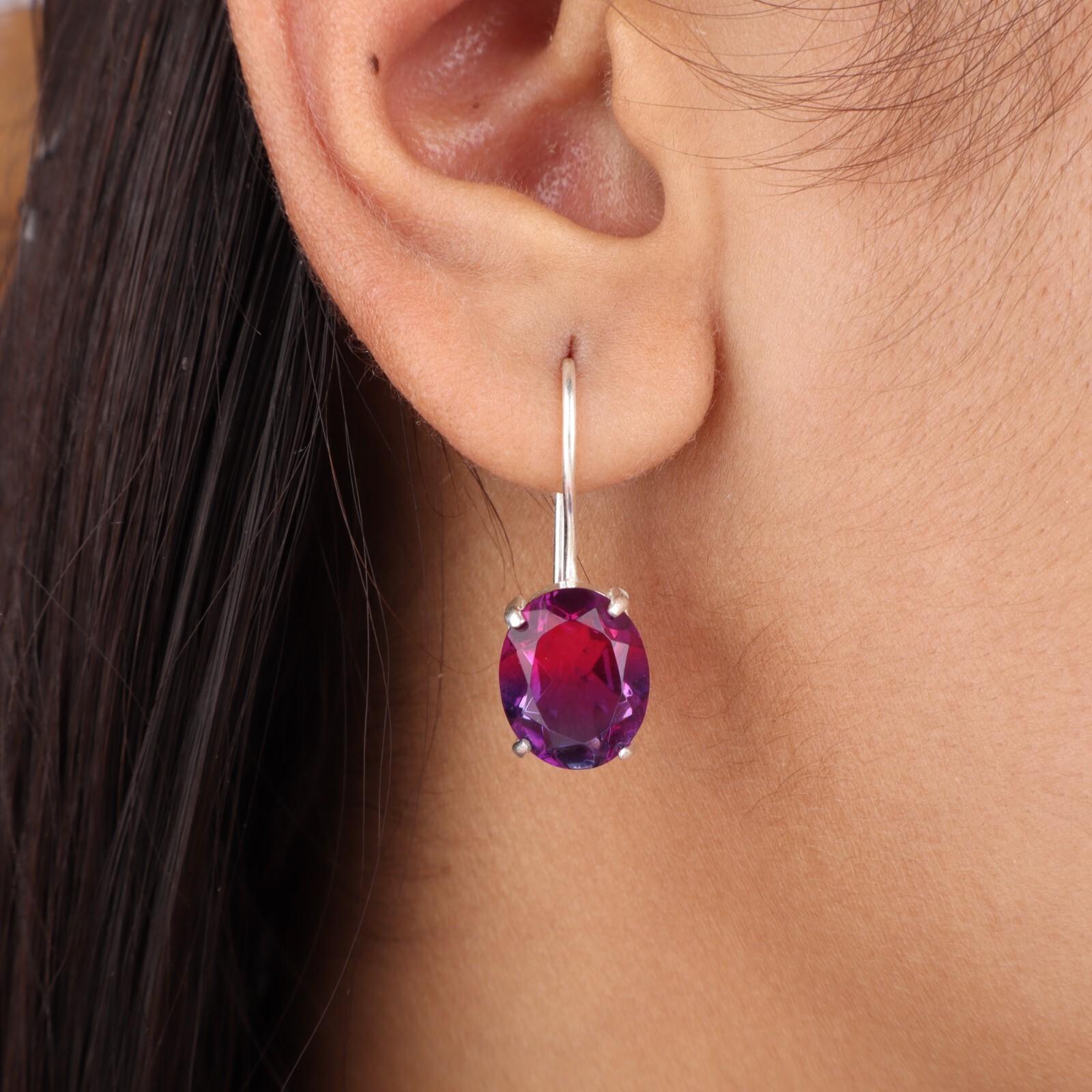 Pink Bio Tourmaline Gemstone 925 Sterling Silver Handmade Earrings 1.05 For Her EE-173-46
Pink Bio Tourmaline Gemstone 925 Sterling Silver Handmade Earrings 1.05 For Her EE-173-46