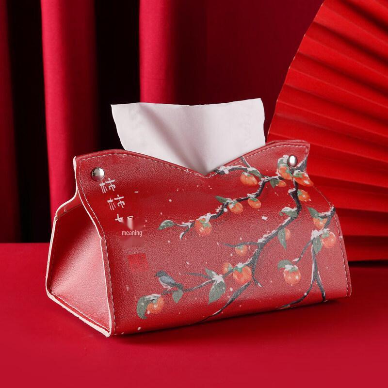 LIEI Red Leather Desktop Tissue Box
LIEI Red Leather Desktop Tissue Box