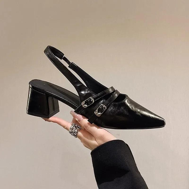 Baotou Women s Sandals Fashion Elastic Band Solid Office and Career Sexy Belt Buckle Heels Women 40
Baotou Women s Sandals Fashion Elastic Band Solid Office and Career Sexy Belt Buckle Heels Women 40