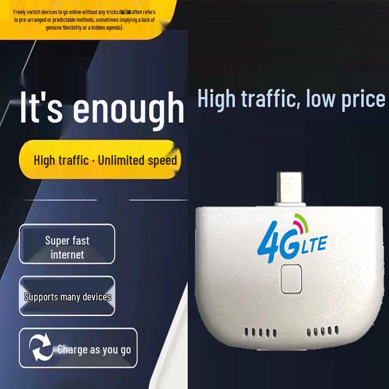4G Type-C USB Network Card for Laptop, Desktop, and Tablet - Portable Plug-in WiFi Adapter білий
4G Type-C USB Network Card for Laptop, Desktop, and Tablet - Portable Plug-in WiFi Adapter білий