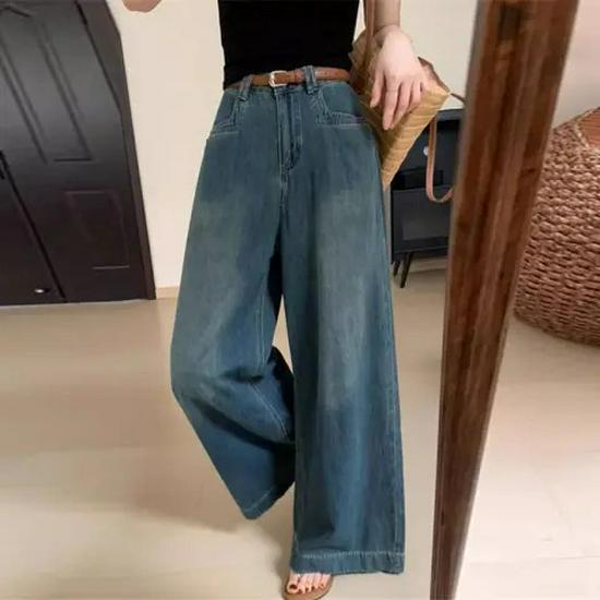 Women s Korean-Style Wide-Leg High-Waisted Jeans - Slimming, Versatile, for Spring and Autumn Large
Women s Korean-Style Wide-Leg High-Waisted Jeans - Slimming, Versatile, for Spring and Autumn Large