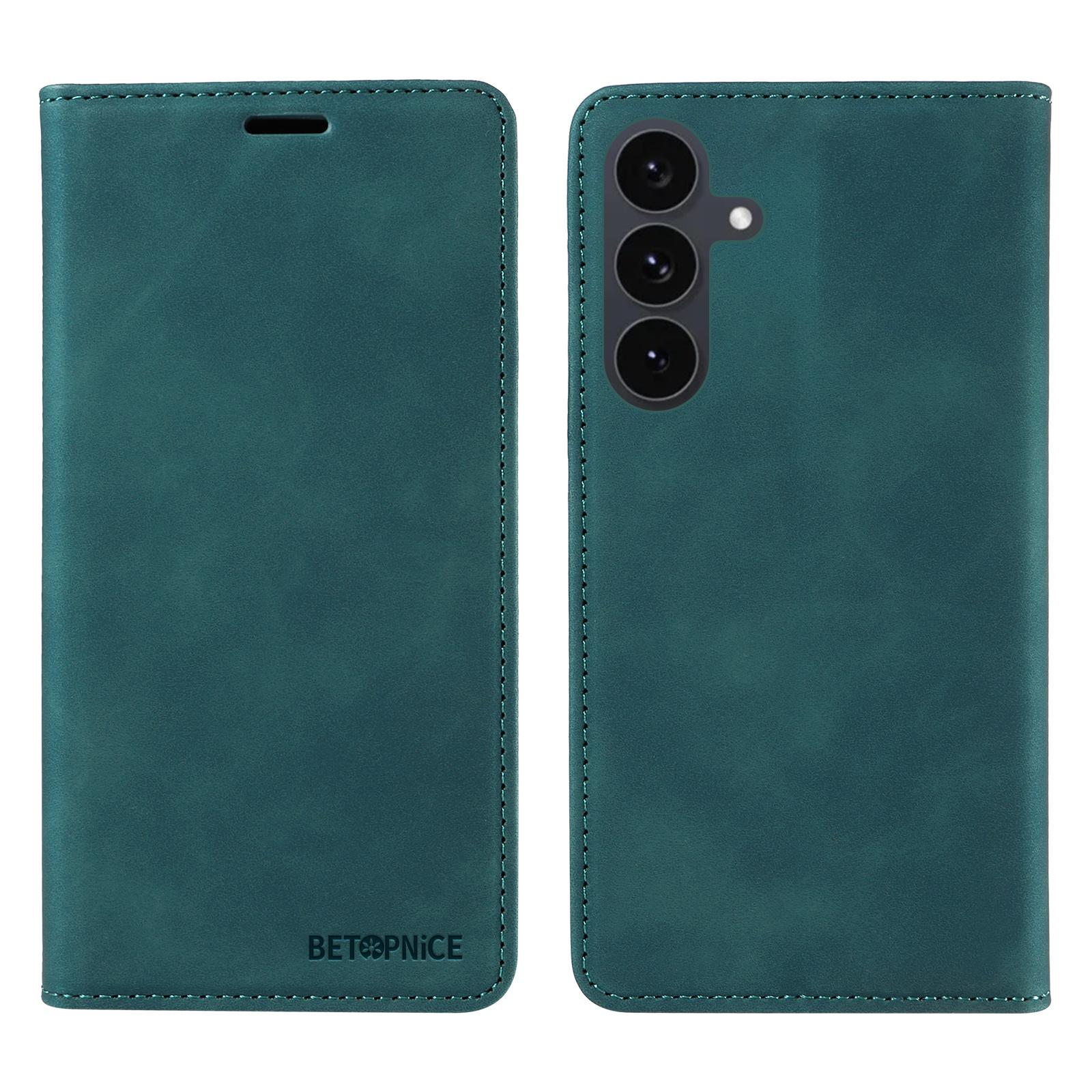 For Samsung Galaxy S25 FE Case BETOPNICE Magnetic Closure RFID Blocking Wallet Stand Leather Phone Cover Green
For Samsung Galaxy S25 FE Case BETOPNICE Magnetic Closure RFID Blocking Wallet Stand Leather Phone Cover Green