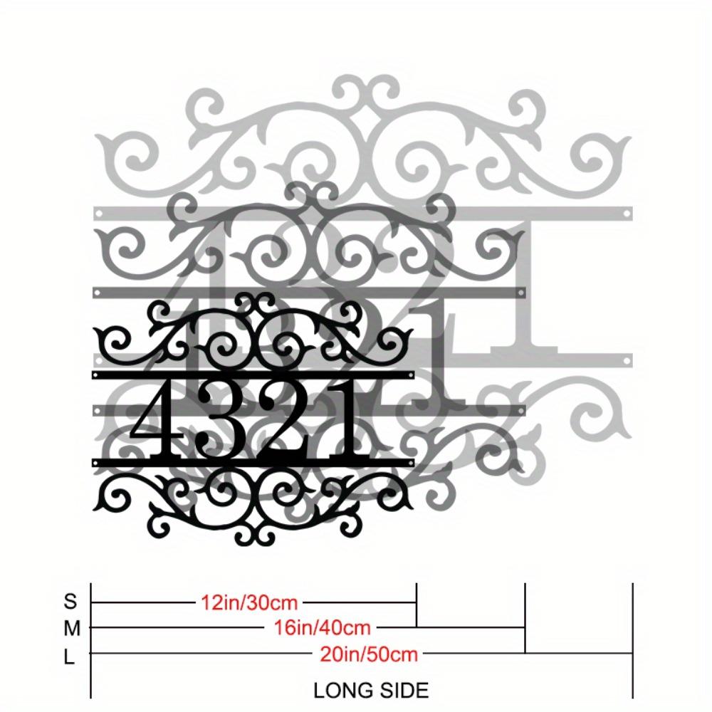 Iron House Number Sign Wall Decor Personalized Gift Custom Metal Scrollwork TYDZ002803-30cm
Iron House Number Sign Wall Decor Personalized Gift Custom Metal Scrollwork TYDZ002803-30cm