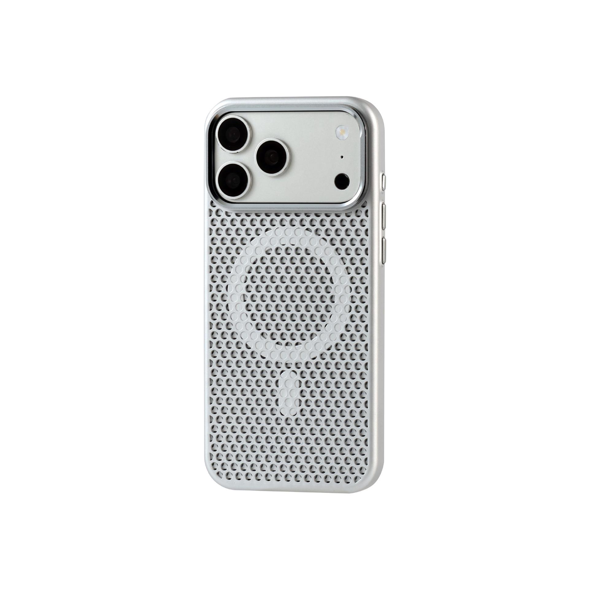 Breathable Magnetic Mesh Case for iPhone 15 Pro Max 17ProMax, Titanium Gray, Simple and Unique Design iPhone 17 Pro Max серебряный
Breathable Magnetic Mesh Case for iPhone 15 Pro Max 17ProMax, Titanium Gray, Simple and Unique Design iPhone 17 Pro Max серебряный
