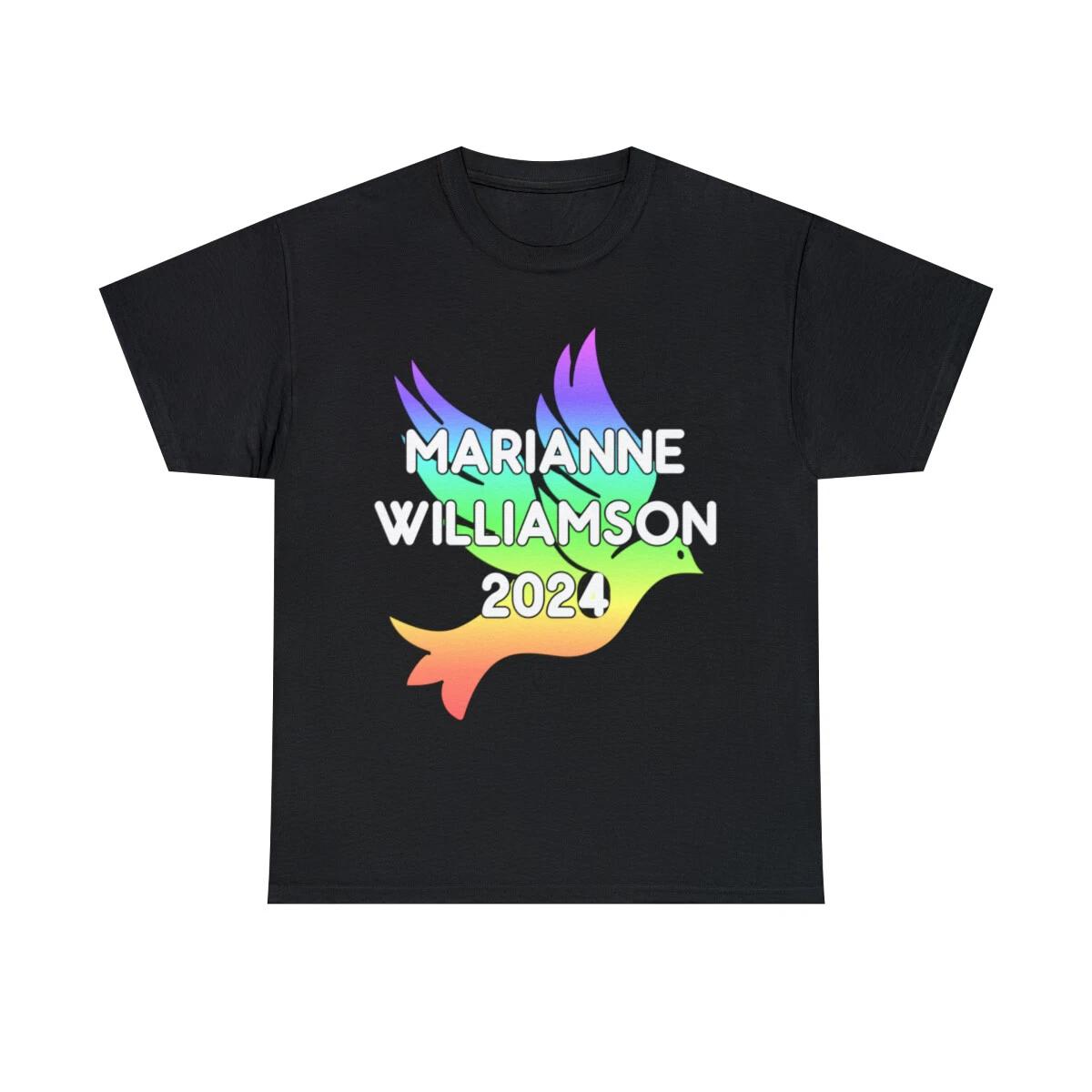 Marianne Williamson For President 2024 Rainbow Graphic Tee Shirt, S-5XL 3XL
Marianne Williamson For President 2024 Rainbow Graphic Tee Shirt, S-5XL 3XL