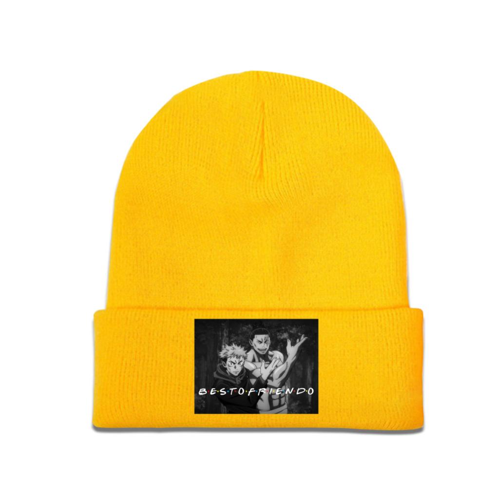 My Besto Friendo Jujutsu Kaisen вязаная шапка для женщин шапка унисекс осенне-зимняя шапка аниме шапки в стиле хип-хоп One Size
My Besto Friendo Jujutsu Kaisen вязаная шапка для женщин шапка унисекс осенне-зимняя шапка аниме шапки в стиле хип-хоп One Size