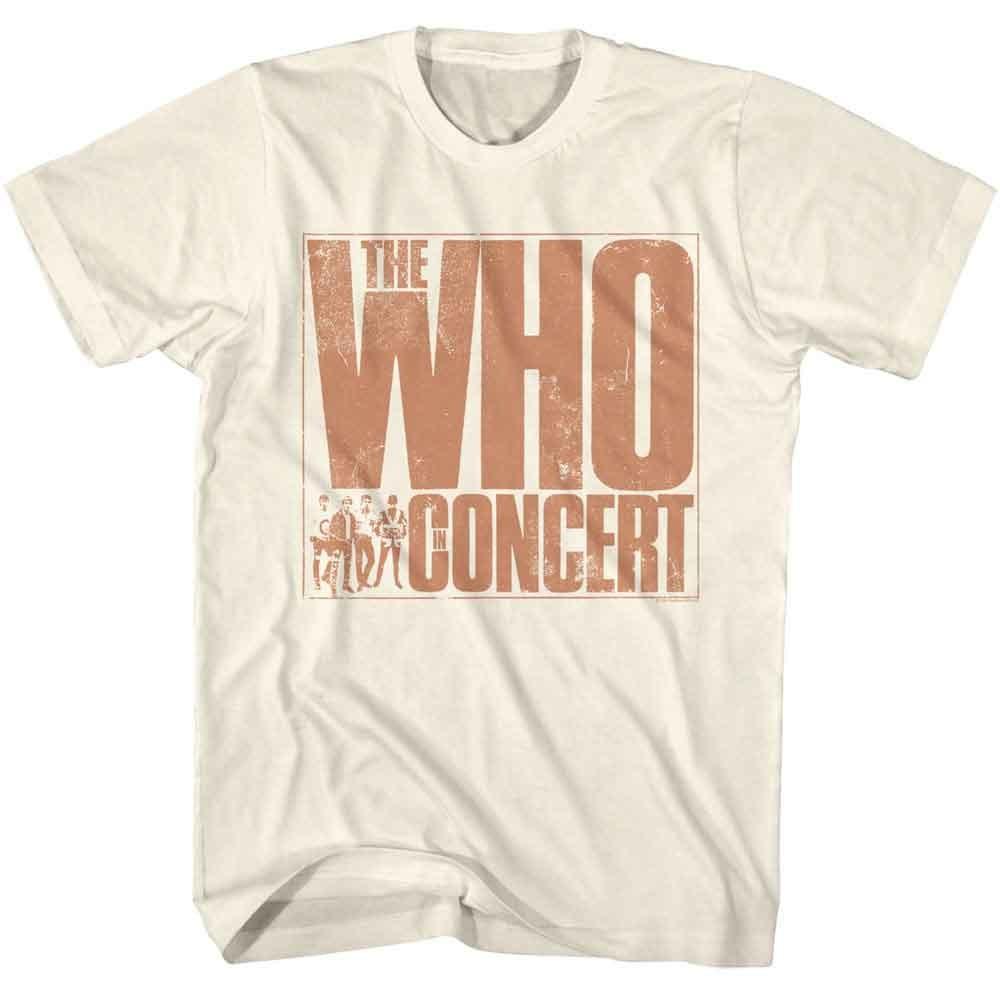 The Who In Concert Natural Music Shirt XL
The Who In Concert Natural Music Shirt XL