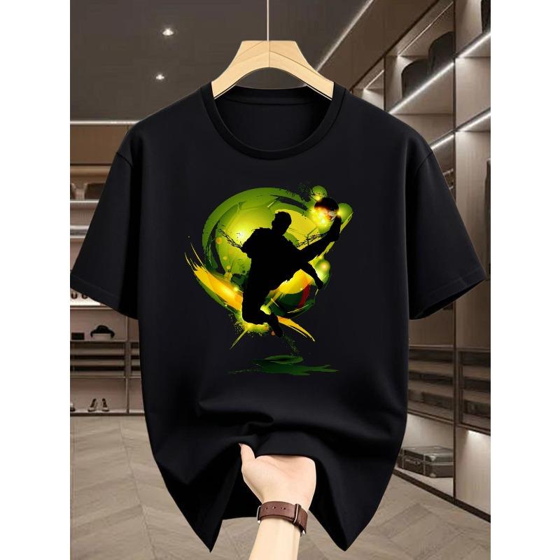 European Sizes Men S T-Shirt with a Pure Black Background Featuring an Abstract Splatter Print of a Football Player Performing a Bicycle Kick 5XL різнокольоровий
European Sizes Men S T-Shirt with a Pure Black Background Featuring an Abstract Splatter Print of a Football Player Performing a Bicycle Kick 5XL різнокольоровий