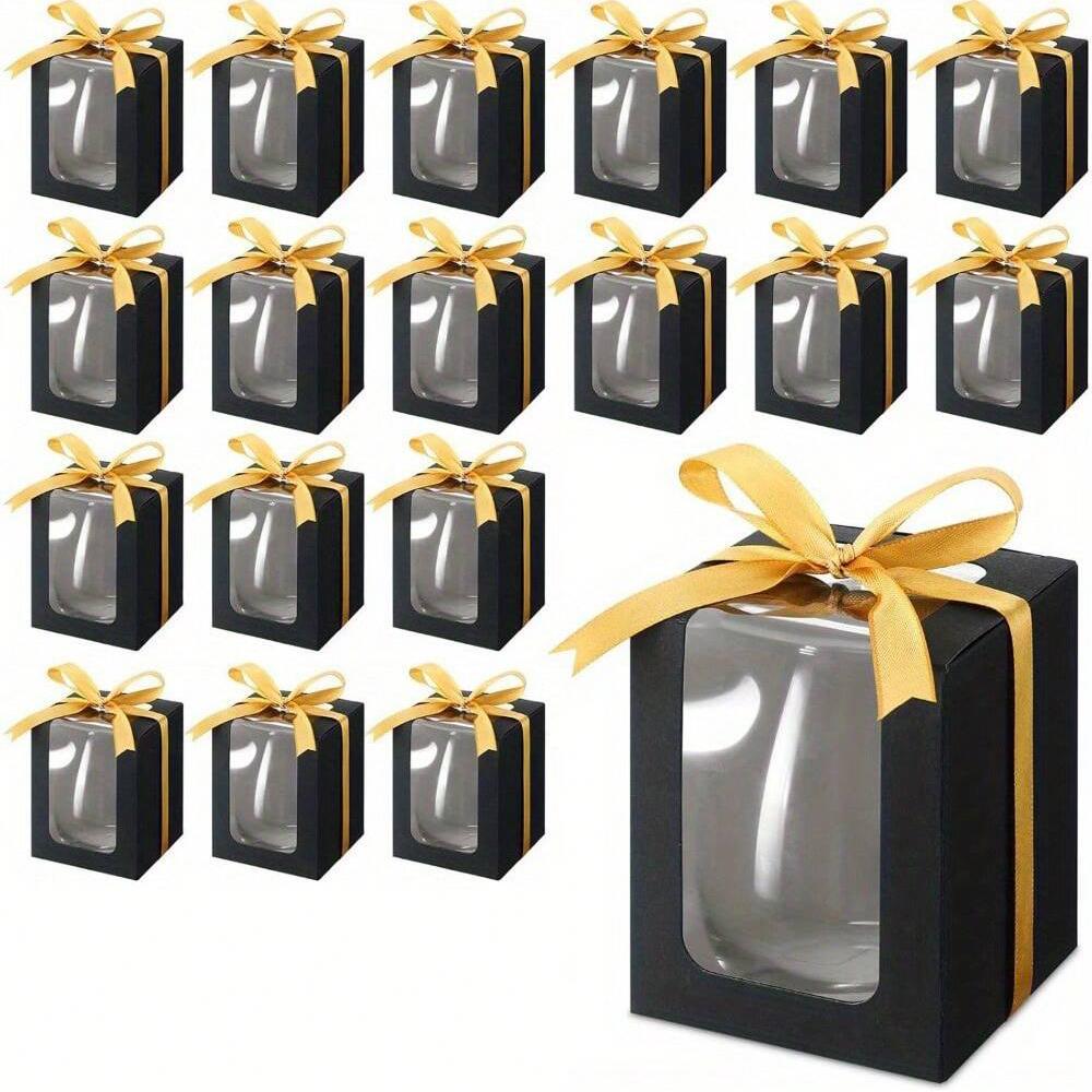 10 Pieces Gift Boxes with Ribbon and Window for Gifts, Jewellery, Wedding Gifts Multifunctional Packaging Boxes 10pcs чёрный
10 Pieces Gift Boxes with Ribbon and Window for Gifts, Jewellery, Wedding Gifts Multifunctional Packaging Boxes 10pcs чёрный