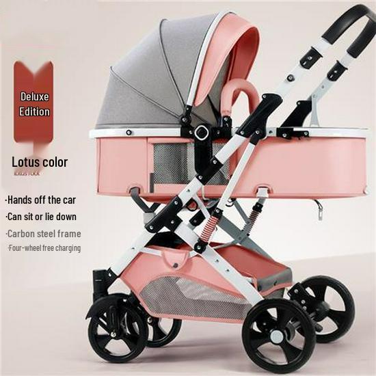 Складная детская коляска: Регулируемый для сидения или лежания, Высокий ландшафтный дизайн, Амортизация
Складная детская коляска: Регулируемый для сидения или лежания, Высокий ландшафтный дизайн, Амортизация
