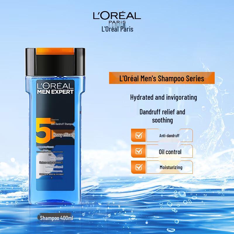L Oreal Men s Anti-Dandruff Shampoo Twin Pack
L Oreal Men s Anti-Dandruff Shampoo Twin Pack