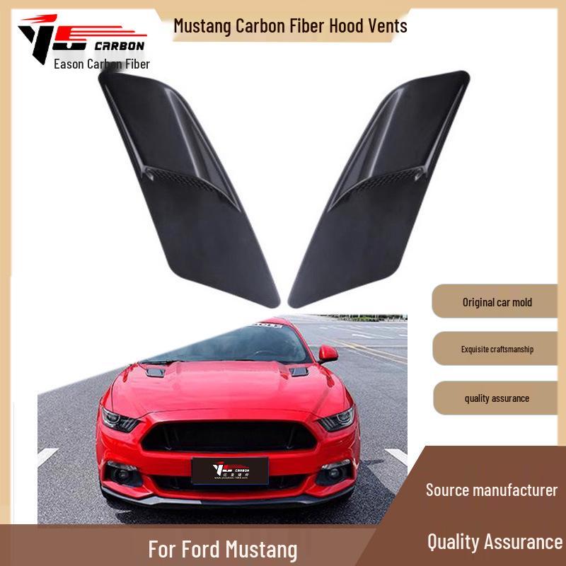 Mustang Carbon Fiber Hood Air Vent for 2015-2022 Models Yes чорний
Mustang Carbon Fiber Hood Air Vent for 2015-2022 Models Yes чорний