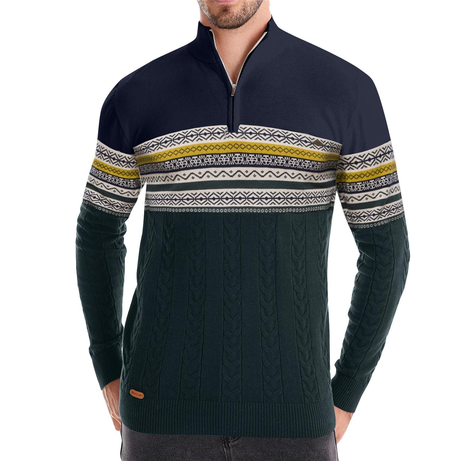 Мужской зимний трикотажный топ с принтом, воротником-стойкой и полумолнией, облегающий крой, с длинным рукавом XXL
Мужской зимний трикотажный топ с принтом, воротником-стойкой и полумолнией, облегающий крой, с длинным рукавом XXL