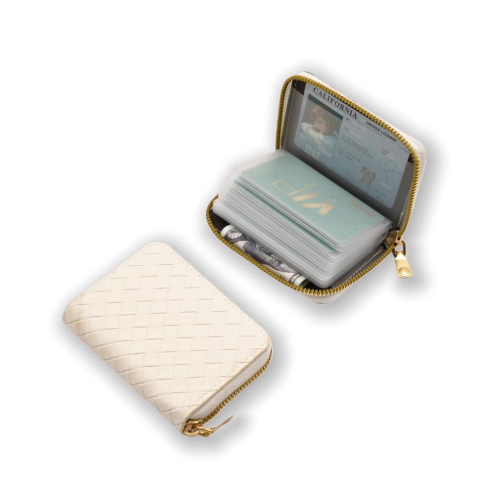 2026 Women s Korean Style Woven Zipper Card Holder - Large Capacity, Multi-functional, Fashionable & Simple белый
2026 Women s Korean Style Woven Zipper Card Holder - Large Capacity, Multi-functional, Fashionable & Simple белый