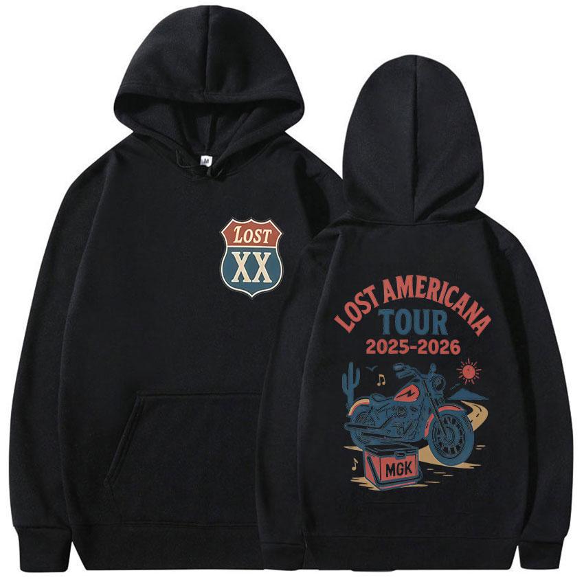 Худі з логотипом репера MGK Lost Americana Tour 2025-2026 Чоловіче Жіноче Мода Харадзюку Худі Вінтажне Оверсайз З Довгим Рукавом 3XL
Худі з логотипом репера MGK Lost Americana Tour 2025-2026 Чоловіче Жіноче Мода Харадзюку Худі Вінтажне Оверсайз З Довгим Рукавом 3XL