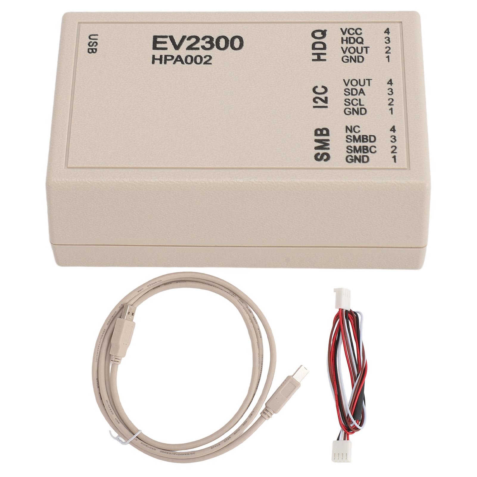 EV2300 Drone Battery Debugger UAV Battery Repair SMB Communicating Box for PC for BQ40ZXX BQ27541
EV2300 Drone Battery Debugger UAV Battery Repair SMB Communicating Box for PC for BQ40ZXX BQ27541