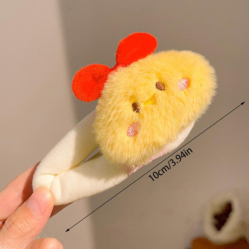 Cartoon Little Yellow Chicken Plush Hairpin Hair Ring Sweet Hair Clips Girly Shark Clips Cute Bangs Clips Hair Accessories Gifts
Cartoon Little Yellow Chicken Plush Hairpin Hair Ring Sweet Hair Clips Girly Shark Clips Cute Bangs Clips Hair Accessories Gifts