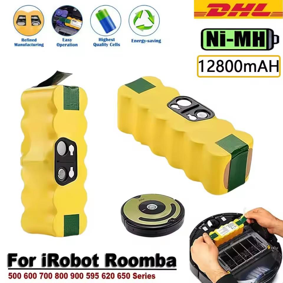 14.4V 12800mAh Battery for iRobot 500-900 Series Vacuums 5200mAh
14.4V 12800mAh Battery for iRobot 500-900 Series Vacuums 5200mAh
