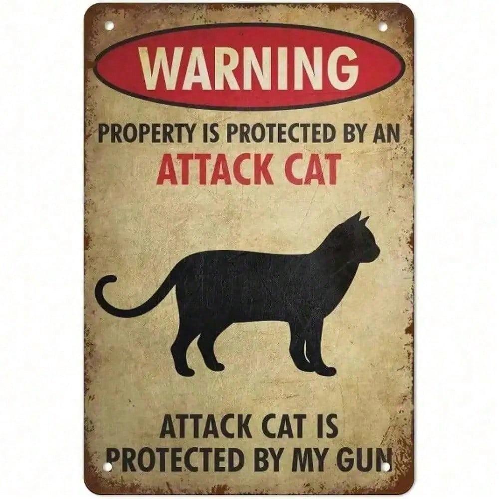 Vintage Beware of Cat Metal Sign 8x12 Inch Funny Tin for Wall Decor Bar Garage Man Cave різнокольоровий
Vintage Beware of Cat Metal Sign 8x12 Inch Funny Tin for Wall Decor Bar Garage Man Cave різнокольоровий