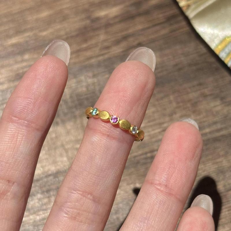 vintage palace style rainbow pink rings for women Simple tri color brushed blue and white Ring adjustable daily jewelry gift resizable золотой
vintage palace style rainbow pink rings for women Simple tri color brushed blue and white Ring adjustable daily jewelry gift resizable золотой