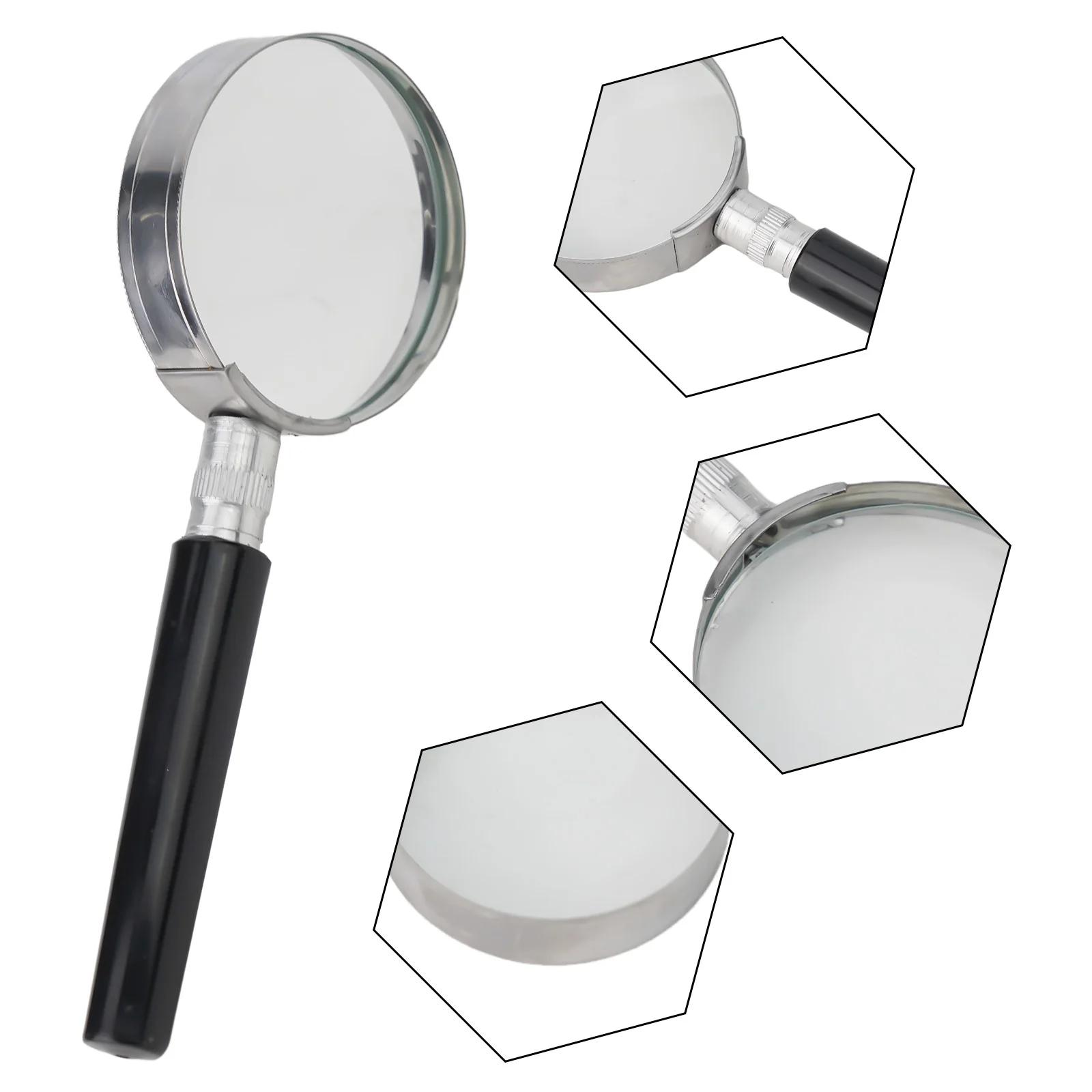 5X Magnification Handheld Magnifier Magnifying Glass Handle 50mm 2inch Handle Magnifier Loupe Glass Tool чорний
5X Magnification Handheld Magnifier Magnifying Glass Handle 50mm 2inch Handle Magnifier Loupe Glass Tool чорний