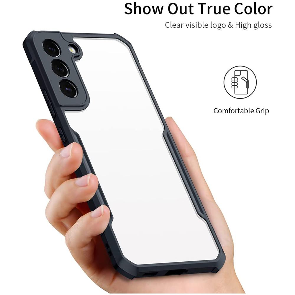 XUNDD for Samsung Galaxy S22 5G Corner Anti-fall Anti-scratch Phone Case Acrylic Back+TPU Bumper Frame Lens Protection Phone Cover A
XUNDD for Samsung Galaxy S22 5G Corner Anti-fall Anti-scratch Phone Case Acrylic Back+TPU Bumper Frame Lens Protection Phone Cover A