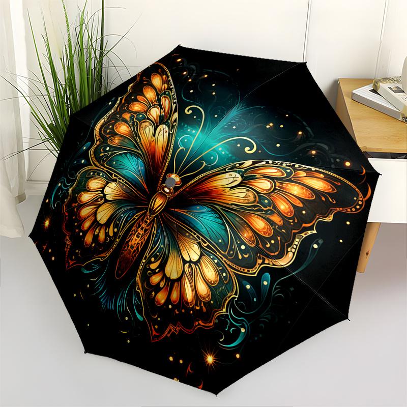 Butterfly Artwork Automatic Folding Umbrella 8 Ribs Lightweight Design, Durable Iron Frame, Small and Portable, Ideal for Birthday or Chri
Butterfly Artwork Automatic Folding Umbrella 8 Ribs Lightweight Design, Durable Iron Frame, Small and Portable, Ideal for Birthday or Chri