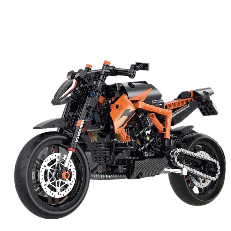 New 1/8 Scale Super Duck/YMH Motorbike Toy Model Building Blocks Sets Racing Moto Bricks Toys Kid Boys Children Birthday Gift Adult Technical 529Pcs
New 1/8 Scale Super Duck/YMH Motorbike Toy Model Building Blocks Sets Racing Moto Bricks Toys Kid Boys Children Birthday Gift Adult Technical 529Pcs