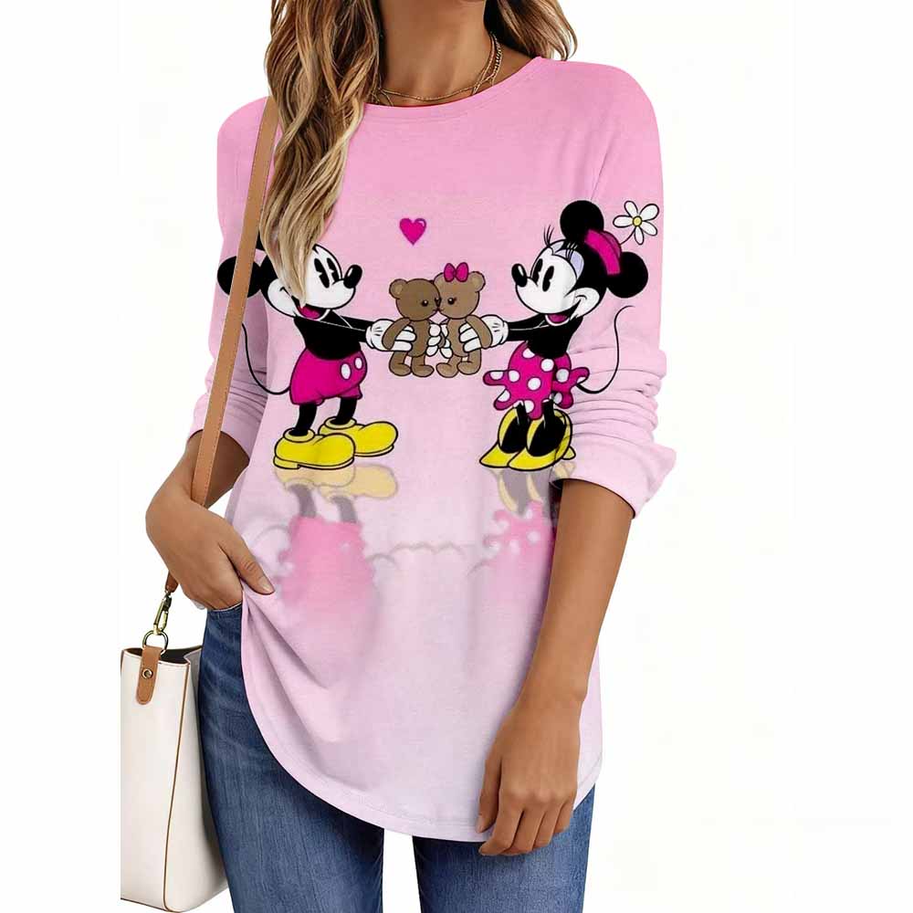 3D Cute Cartoon Pattern Printed Top Casual Long Sleeved Women s T-shirts - Soft Medium Stretch Polyester Fabric Spring and Autumn Relaxed Fit Clothing XXXL
3D Cute Cartoon Pattern Printed Top Casual Long Sleeved Women s T-shirts - Soft Medium Stretch Polyester Fabric Spring and Autumn Relaxed Fit Clothing XXXL