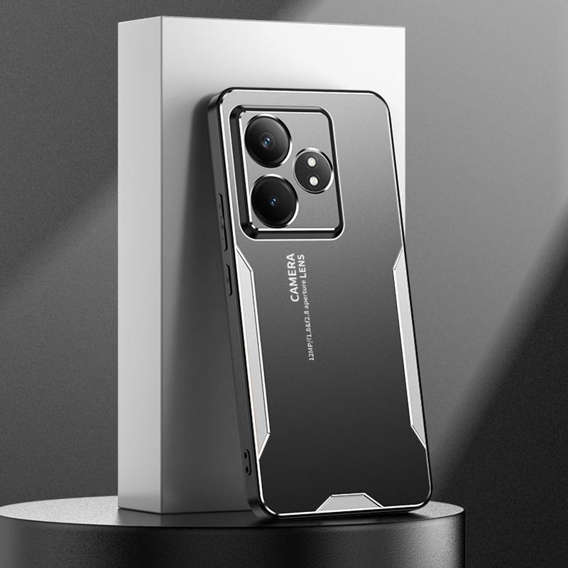 For Realme GT Neo6 SE 5G Case Aluminum Alloy+PC+TPU Anti-drop Mobile Phone Cover Silver
For Realme GT Neo6 SE 5G Case Aluminum Alloy+PC+TPU Anti-drop Mobile Phone Cover Silver