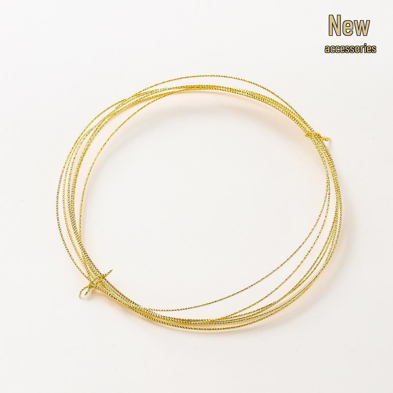 14k Gold-Plated Hammered Copper Wire for DIY Jewelry Crafting - Ancient Twisted Style 0.7mm - 2m
14k Gold-Plated Hammered Copper Wire for DIY Jewelry Crafting - Ancient Twisted Style 0.7mm - 2m