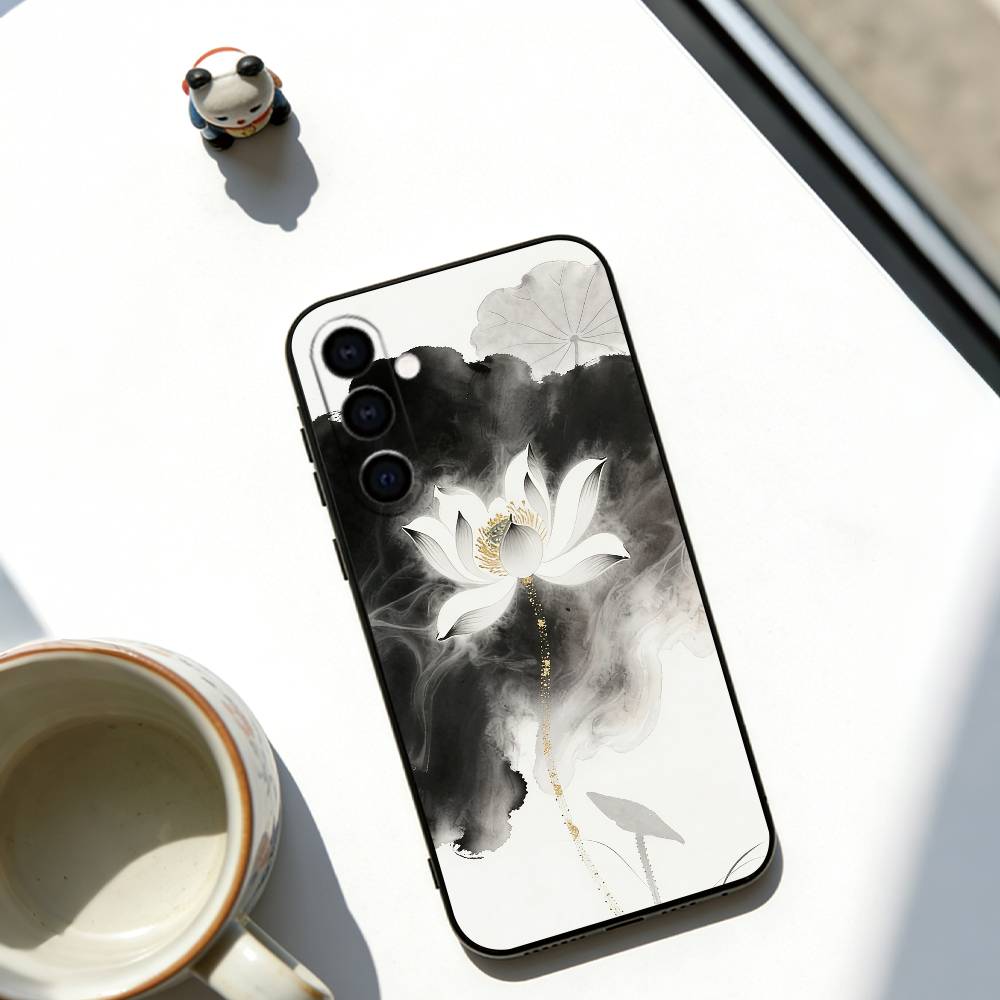 Chinese Ink Lotus Phone Case For Samsung Galaxy A73,A72,A71,A70,A53,A52,A51,Others Soft Black Cover Samsung a40
Chinese Ink Lotus Phone Case For Samsung Galaxy A73,A72,A71,A70,A53,A52,A51,Others Soft Black Cover Samsung a40