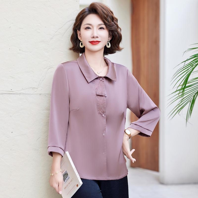 May Day Wedding Dress: Elegant Seven-Sleeve Summer Top for Stylish Middle-Aged and Elderly Mothers L (80-100 catties)
May Day Wedding Dress: Elegant Seven-Sleeve Summer Top for Stylish Middle-Aged and Elderly Mothers L (80-100 catties)