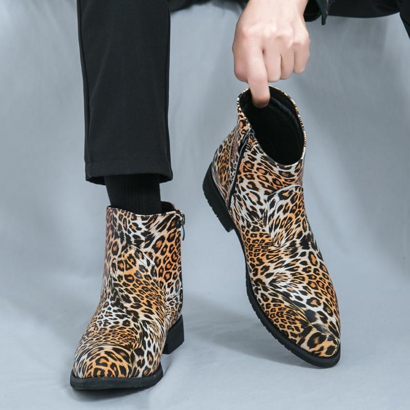 Мужские ботинки с леопардовым принтом, нарядные, формальные, кожаные ботинки, обувь с острым носком, свадебная обувь для смокинга, большие размеры EU:46
Мужские ботинки с леопардовым принтом, нарядные, формальные, кожаные ботинки, обувь с острым носком, свадебная обувь для смокинга, большие размеры EU:46