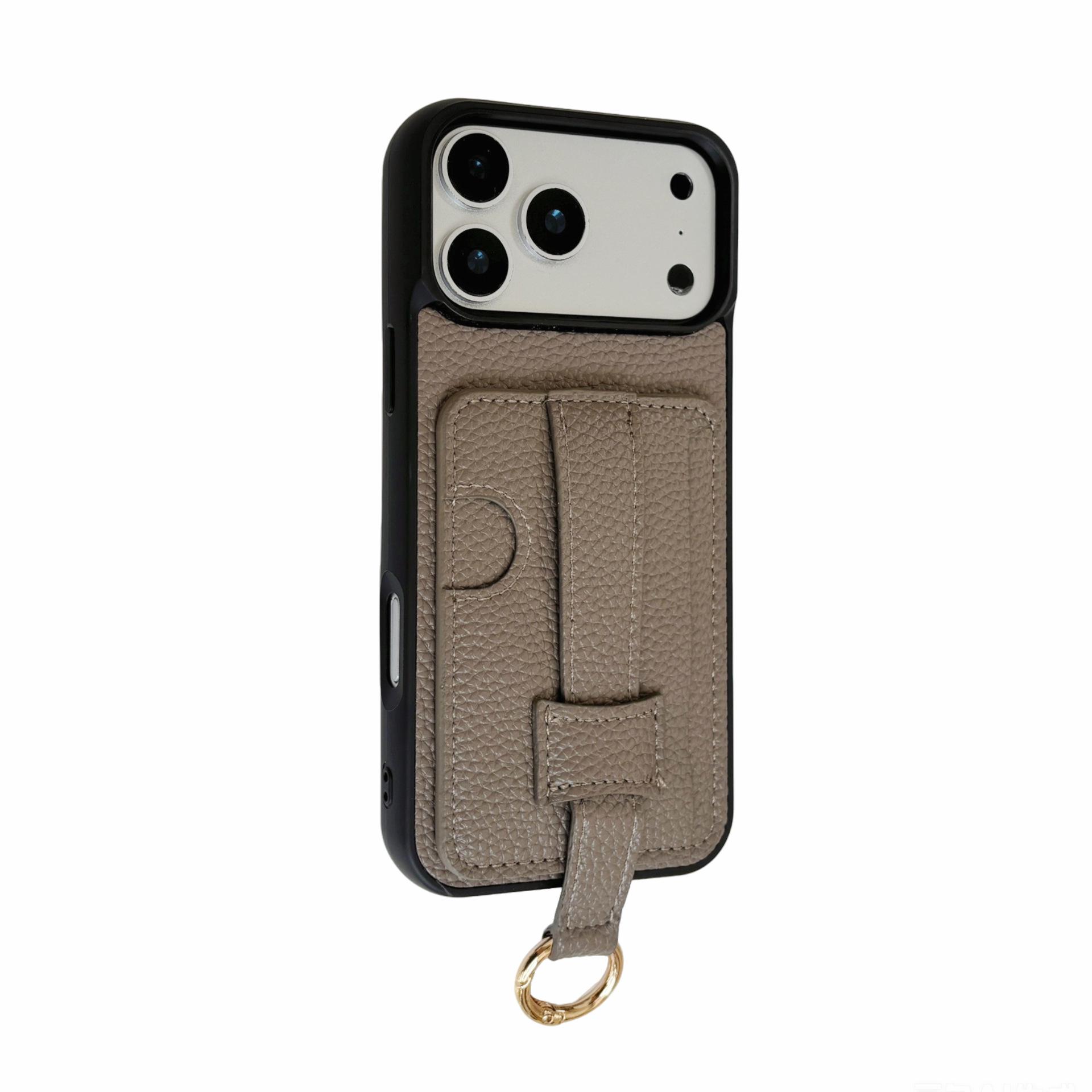 Lychee Pattern Solid Color Leather iPhone 17 Pro Max Case with Card Slot and Wrist Strap 13 темно-сірий
Lychee Pattern Solid Color Leather iPhone 17 Pro Max Case with Card Slot and Wrist Strap 13 темно-сірий