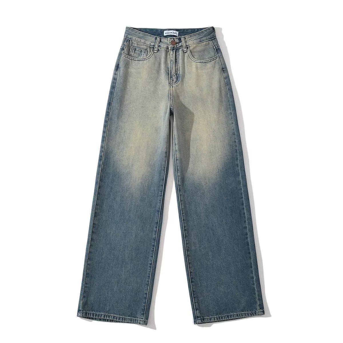 2023 Autumn Women s Retro Washed Wide-Leg Jeans - Spicy Girl Style, Loose & Slimming Floor-Length Pants Medium синий
2023 Autumn Women s Retro Washed Wide-Leg Jeans - Spicy Girl Style, Loose & Slimming Floor-Length Pants Medium синий
